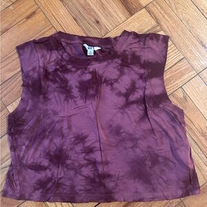 Joylab tie dye cropped muscle tank